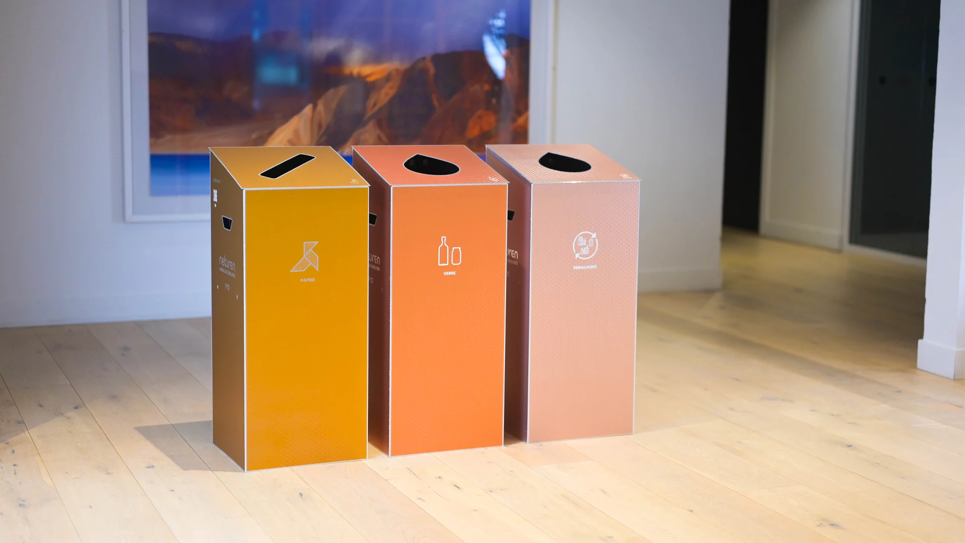 Tri Uno : Poubelle de tri modulable pour entreprises et les collectivités Poubelle de tri design