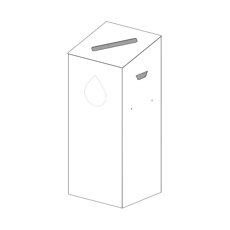 TU_110L Tri Uno - Poubelle de tri sélectif modulable