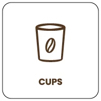 Cups - Sorting instructions for Naturen sorting bin