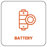 Battery - Sorting instructions for Naturen sorting bin