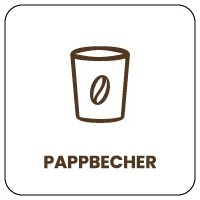 Pappbecher - Sortieranleitung für die Naturen-Sortiertonne