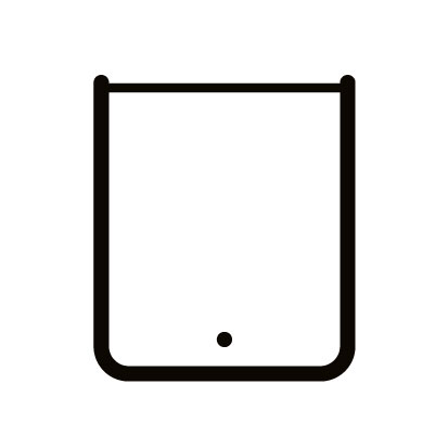 Bio Biowaste opening, Tri Uno : Modular sorting bin
