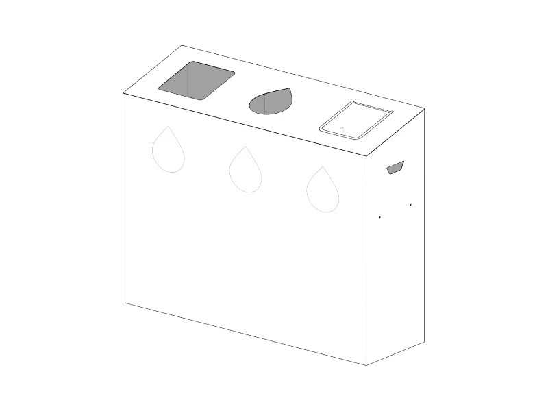 Option-biodechets-Tri-Multi Organic waste options for Tri Multi - Efficient selective sorting bin